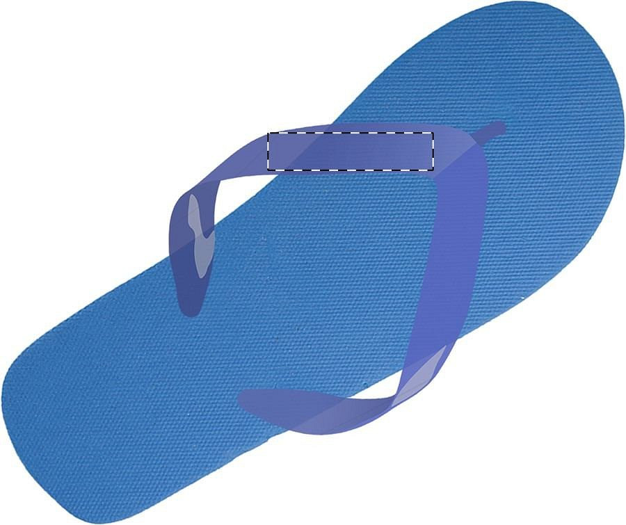 Right slipper - left strap