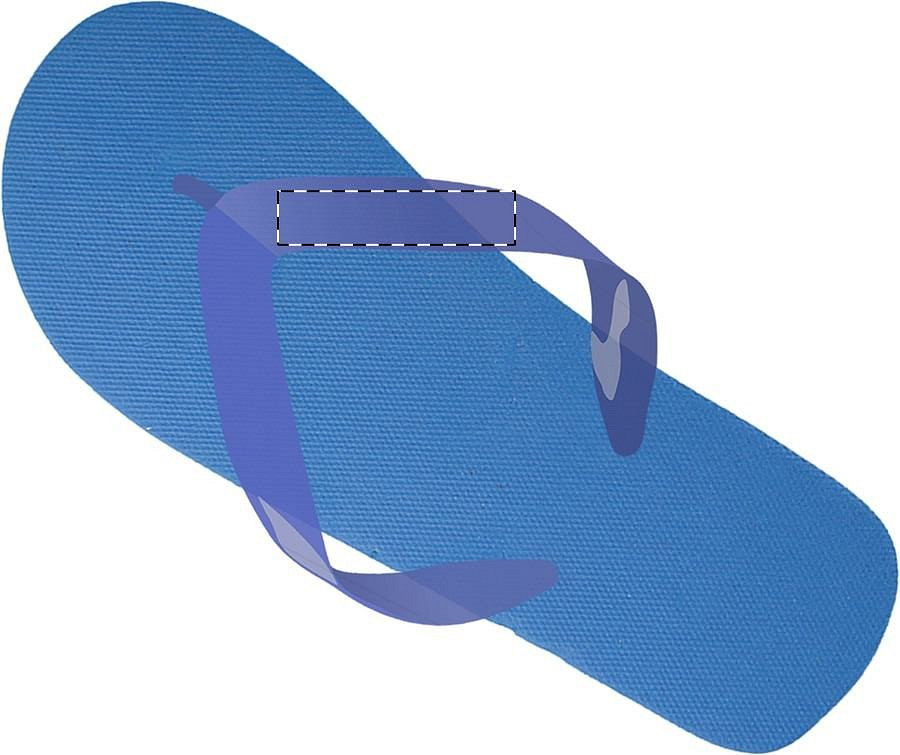 Left slipper - right strap