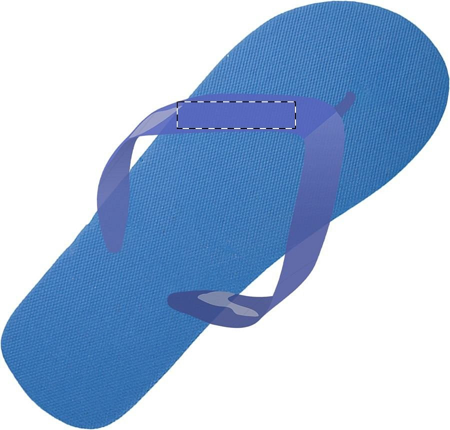 Left slipper - left strap