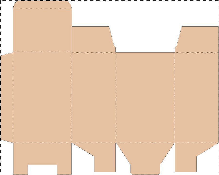 Custom kraft corrugated box