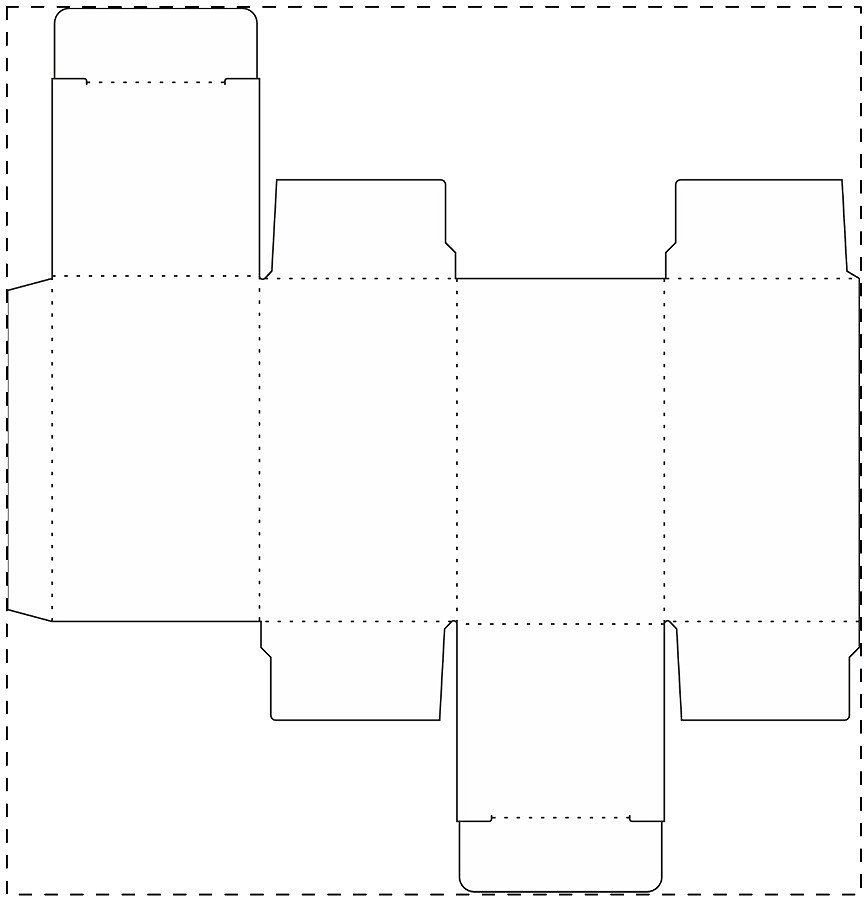 Custom paperboard box