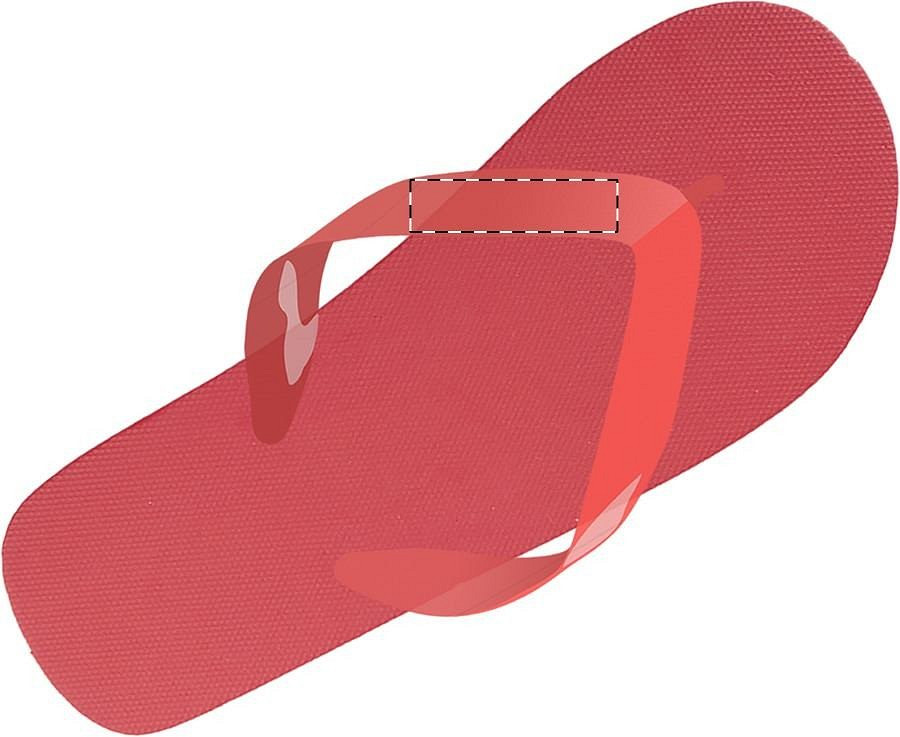 Right slipper - left strap