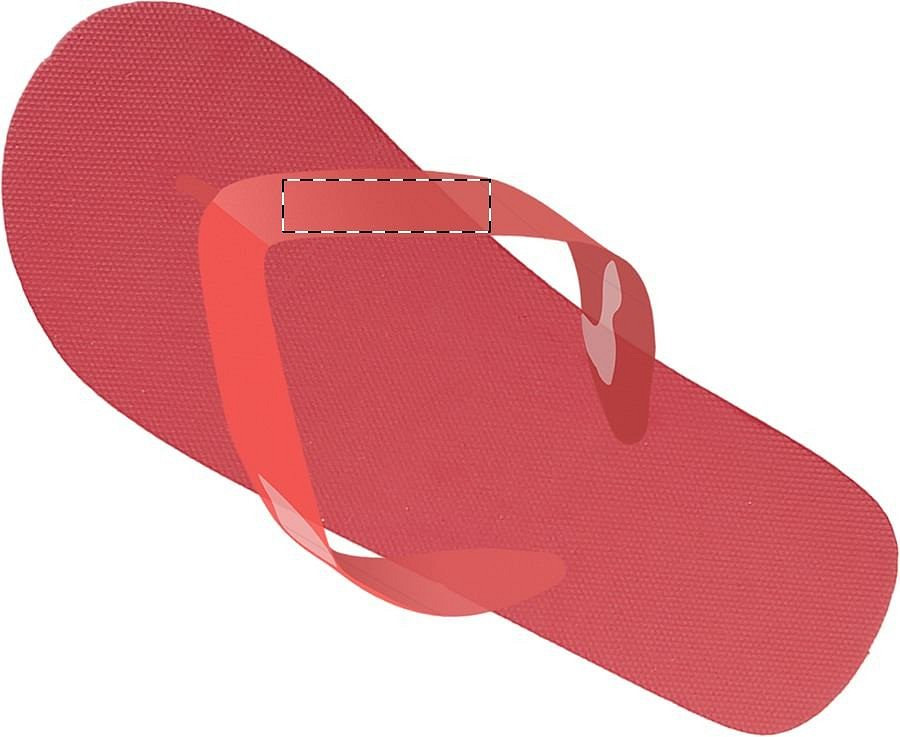Left slipper - right strap