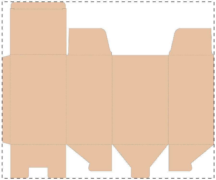 Custom kraft corrugated box