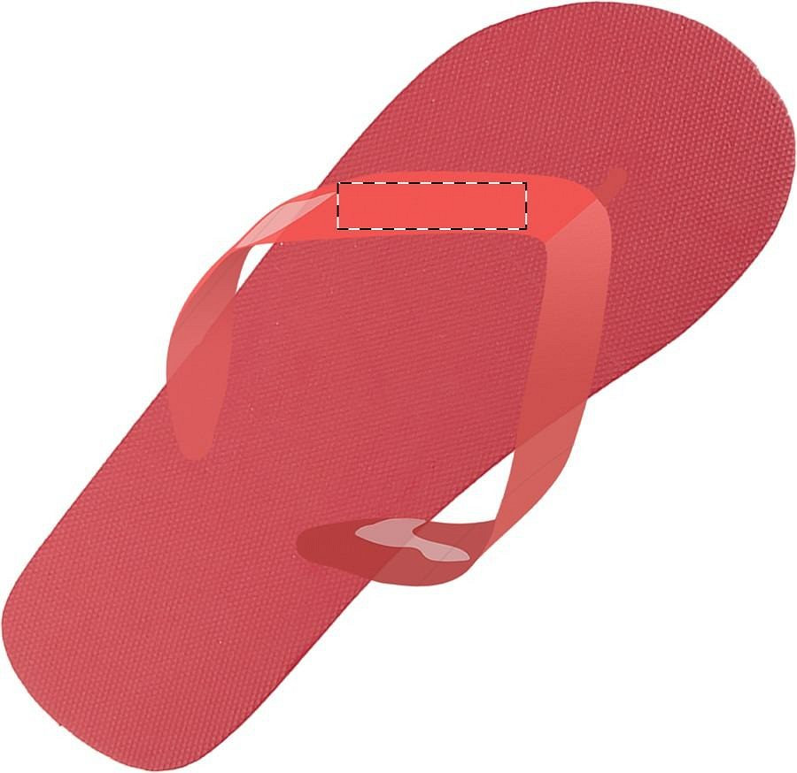 Left slipper - left strap