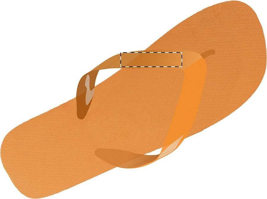 Right slipper - left strap