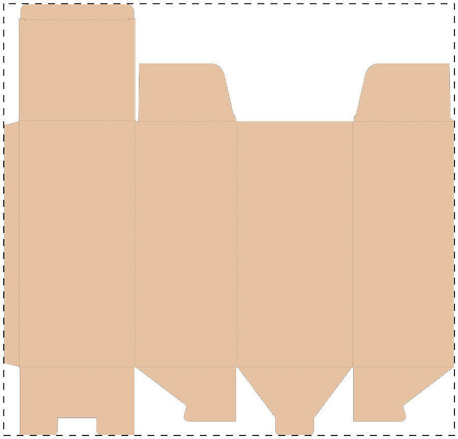 Custom kraft corrugated box