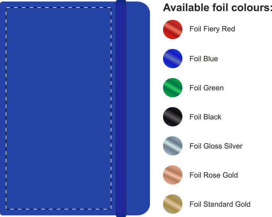 Front side – foil debossing