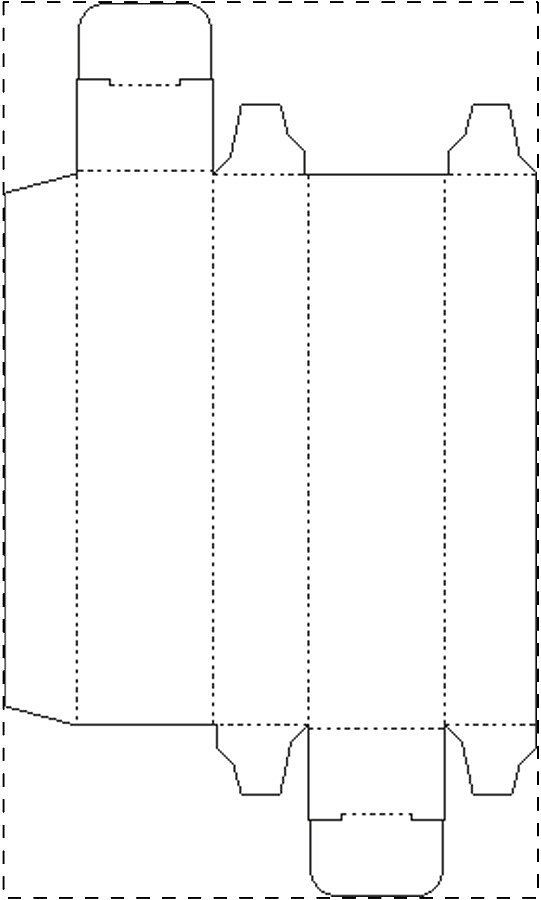 Custom paperboard box