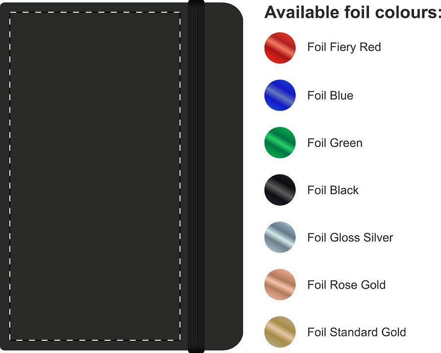 Front side – foil debossing