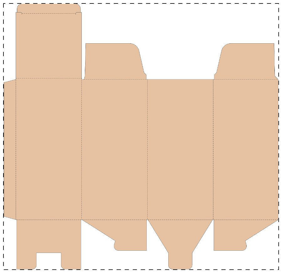 Custom kraft corrugated box