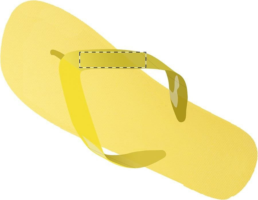Left slipper - right strap
