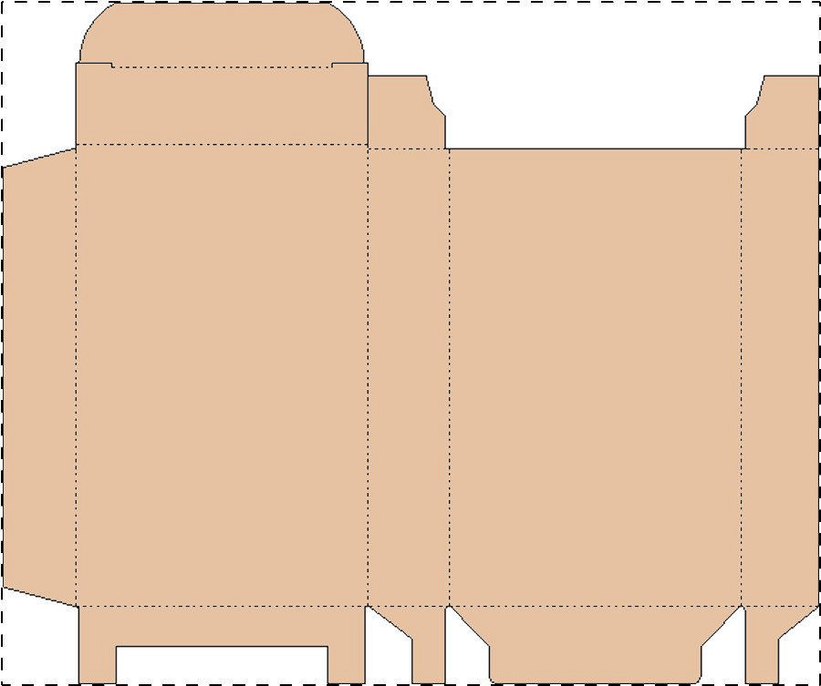 Custom kraft corrugated box