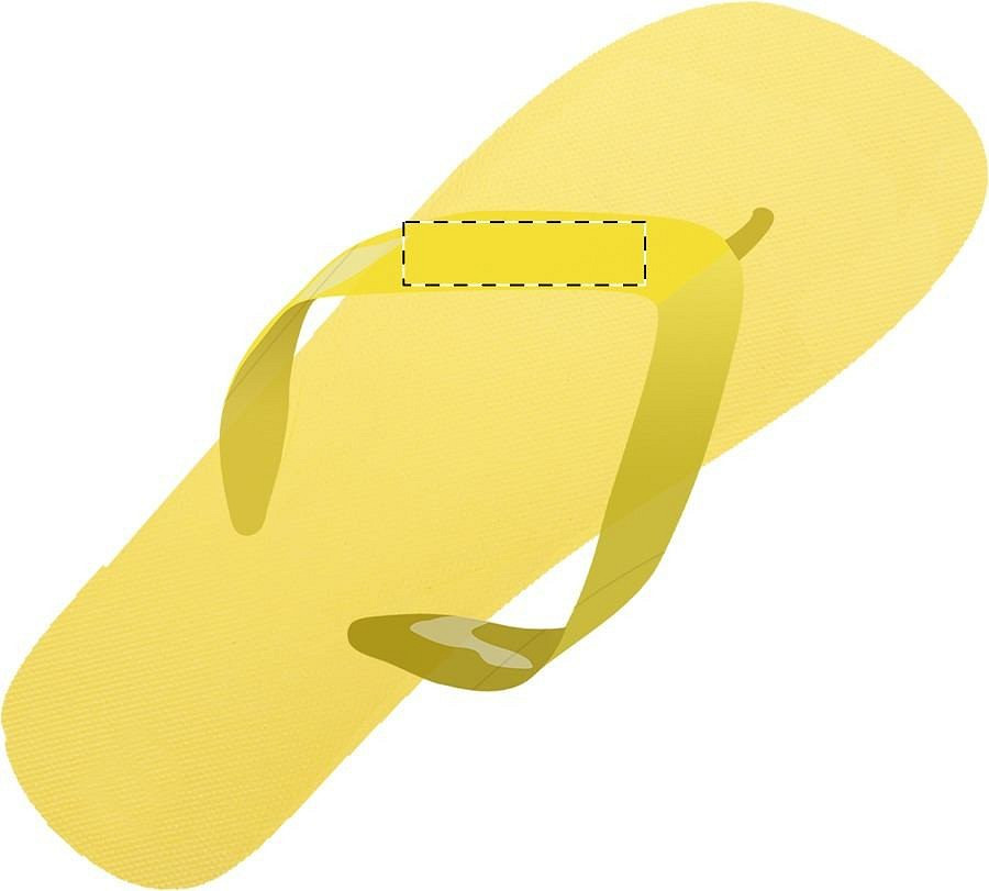 Left slipper - left strap