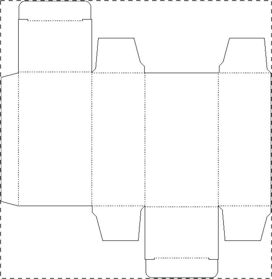 Custom paperboard box