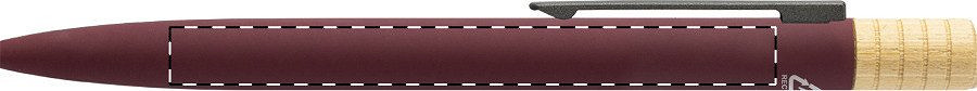 Ballpoint pen barrel - right handed
