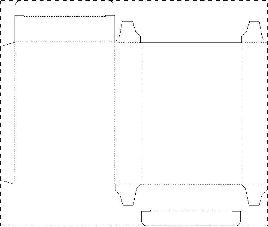 Custom paperboard box