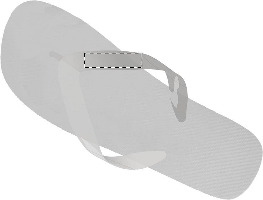 Left slipper - right strap