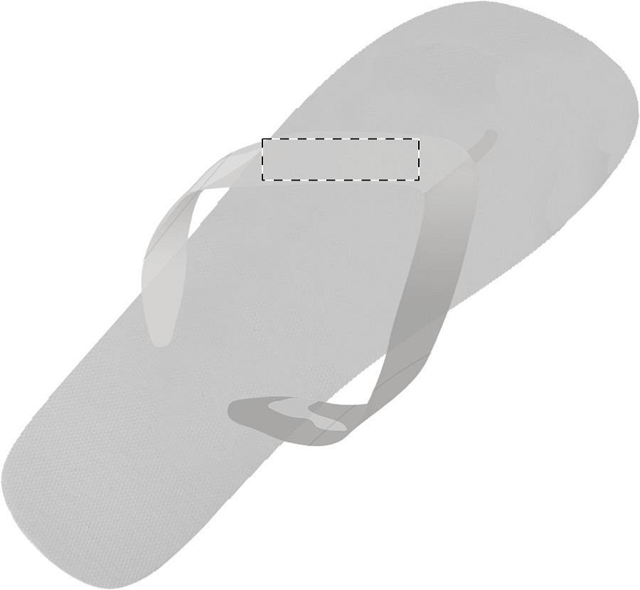 Left slipper - left strap