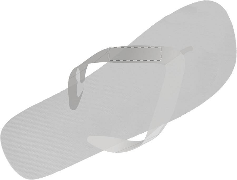 Right slipper - left strap