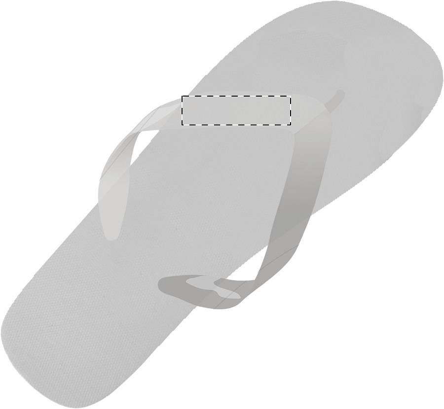 Left slipper - left strap