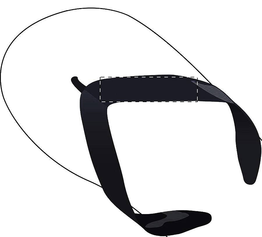 Right slipper - right strap