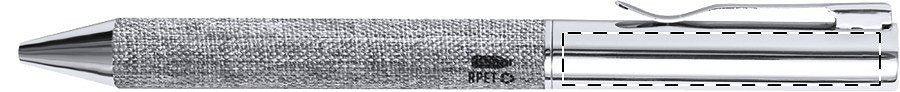 Ballpoint pen below clip - right handed