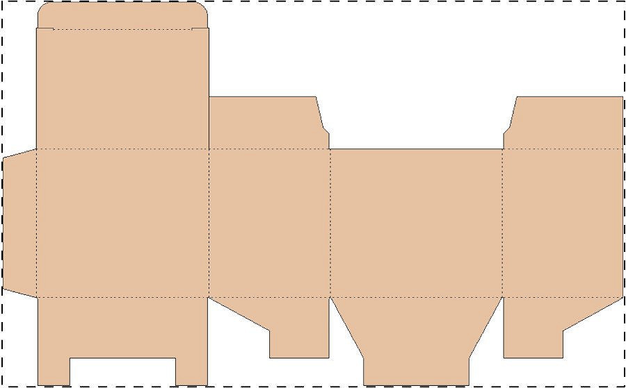 Custom kraft corrugated box