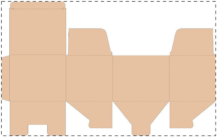 Custom kraft corrugated box