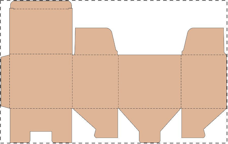 Custom kraft corrugated box