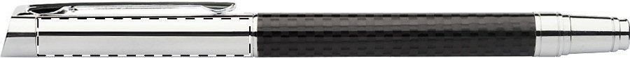 Roller pen below clip - left handed