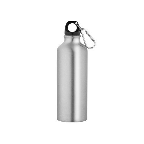 RE-LANDSCAPE M. Recycled aluminium bottle with carabiner 530 mL