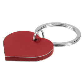 LOVE, metal key holder, red