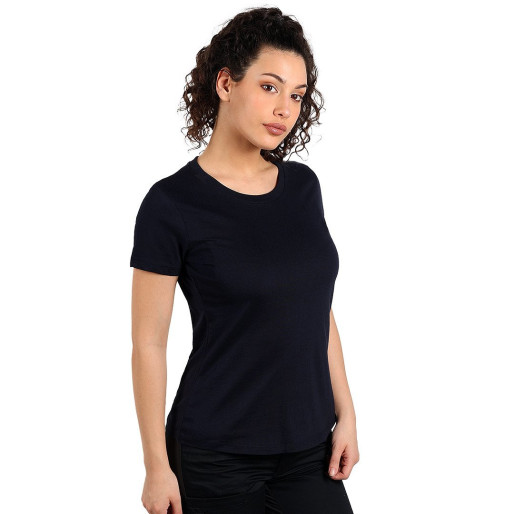 TARGET LADY, women's t-shirt, 100% cotton, slim fit, blue