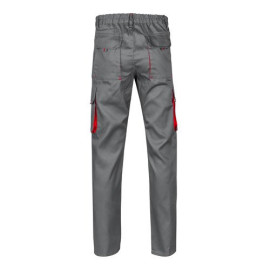 VL HYPNOS. Two-tone multi-pocket twill trousers (200g/m²), in cotton (35%) and polyester (65%)