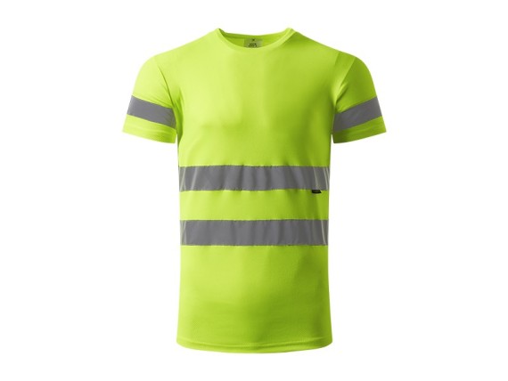 VISION, hi viz safety t-shirt neon yellow