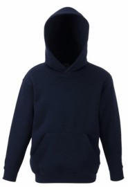 Fruit Of The Loom, Kids Classic Hooded Sweat, Hooded Sweatshirt, Dark Weight, 7-8