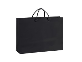 DINA HO, paper bag, laminated, black