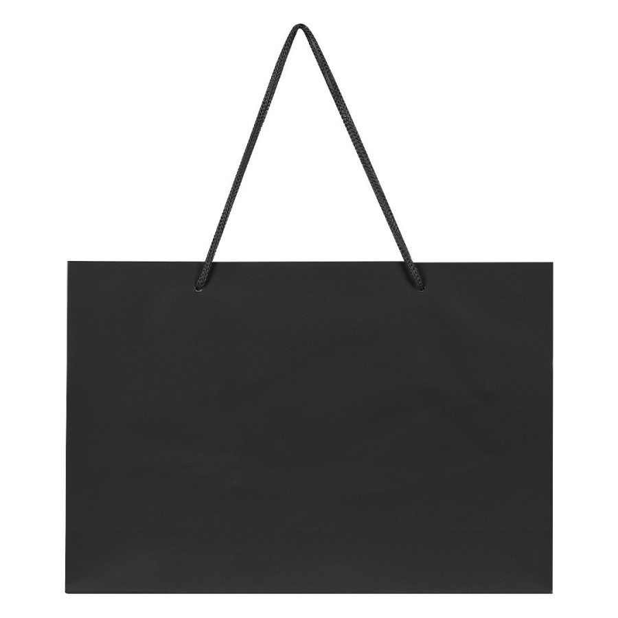 DINA HO, paper bag, laminated, black