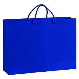 DINA HO, paper bag, laminated, royal blue