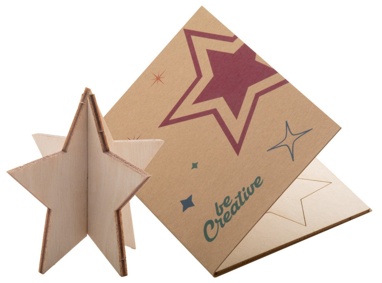 Creax Eco Božićna čestitka, zvezda