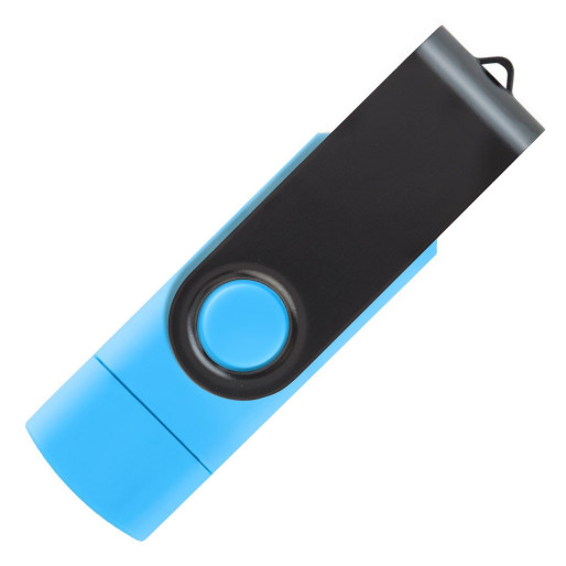 SMART C BLACK, usb flash memorija, svetlo plavi, 128GB