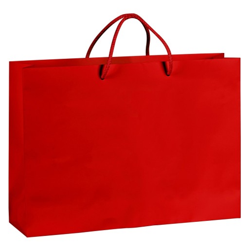 DINA HO, paper bag, laminated, red