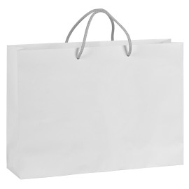 DINA HO, paper bag, laminated, white