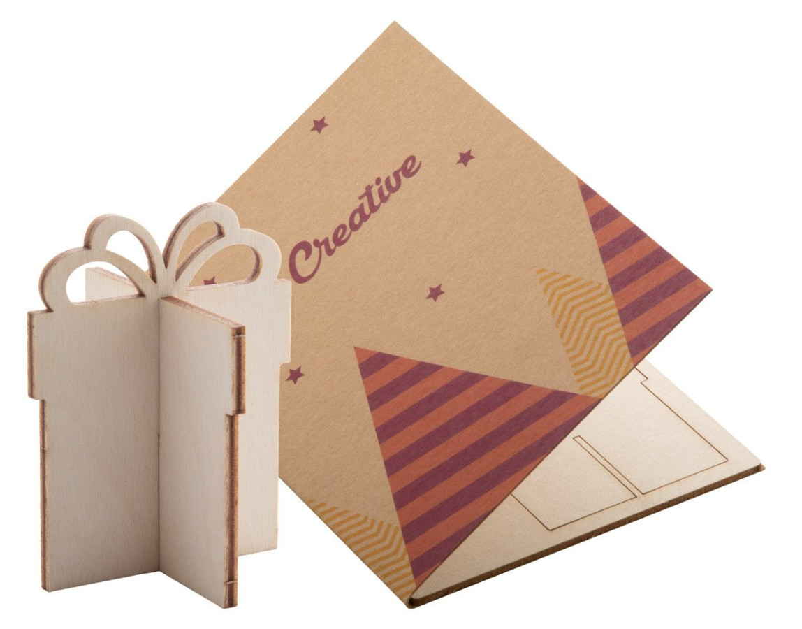 Creax Eco Christmas card, gift box