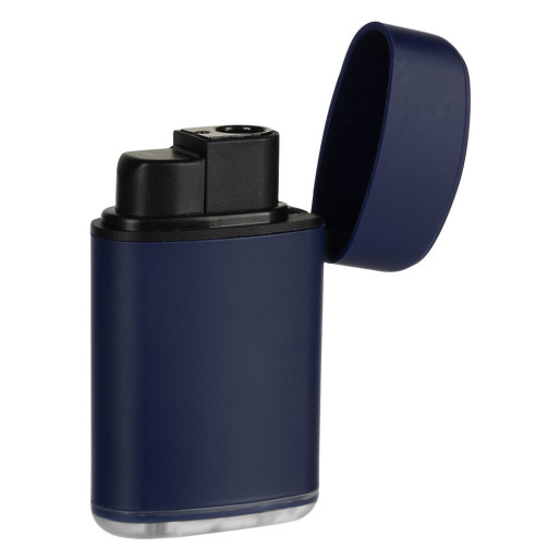 COAL SOFT, plastic electronic lighter with turbo flame, blue