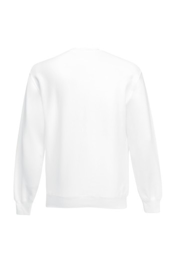 Fruit of the Loom, Classic Set-in Sweat, klasični muški duks, bela, L