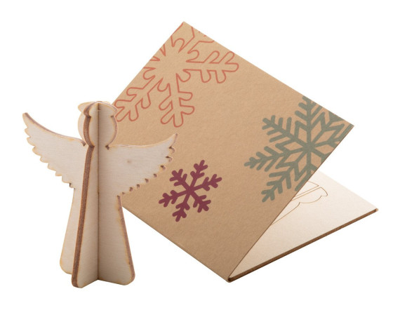 Creax Eco Christmas card, angel