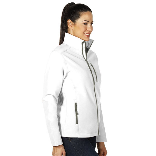 SKIPPER WOMEN, women's softshell jacket, white