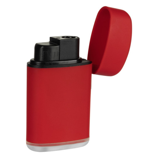 COAL SOFT, plastic electronic lighter with turbo flame, red